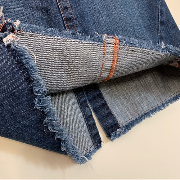 90’s Y2K Vintage Roxy blue denim skirt, size 28 Med 100% cotton aged with love - Picture 11 of 11